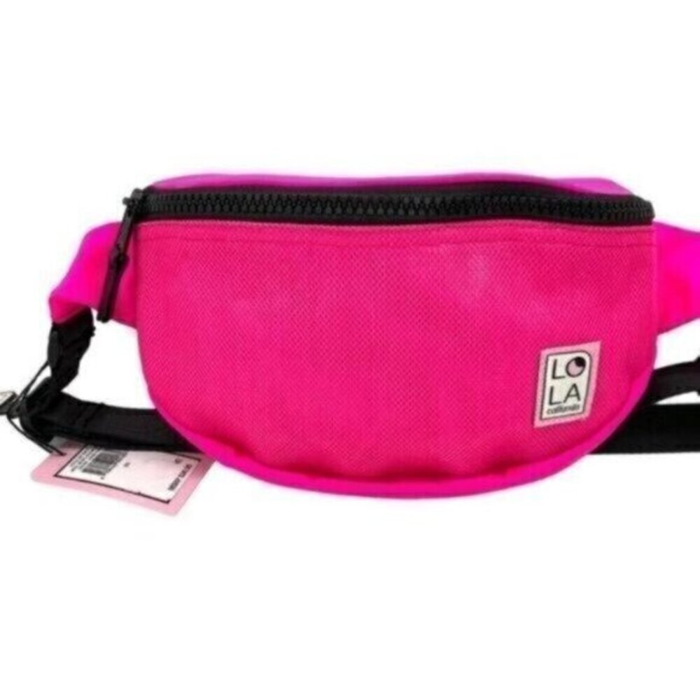 Lola Moonbeam Neon Pink Bum Bag Fanny Pack Belt Bag New